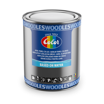 Slika COLOR AKRIL TEMELJ ZA DRVO bijeli 0,65l***
