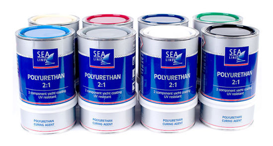Slika SEA LINE  Polyuretan Topcoat 2:1 0,75 Zeleni SET