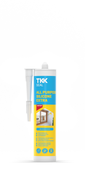 Slika TKK-SEAL All purpose silicone EXTRA 300 ml smeđa NEUTR/SAN
