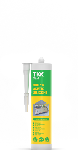 Slika TKK-SEAL 300 C Acetat silicone 300 ml crvena