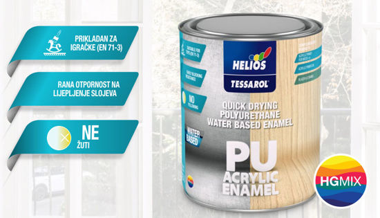 Slika Tessarol ACRYLIC PU ENAMEL B3 satin 0,69L