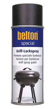 Slika Belton specijal sprej 400ml za roštilje visoke temp.650C crna mat boja