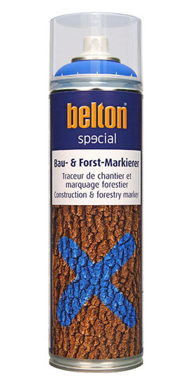 Slika Belton specijal sprej 500ml Marker za šumarstvo i građ. plava