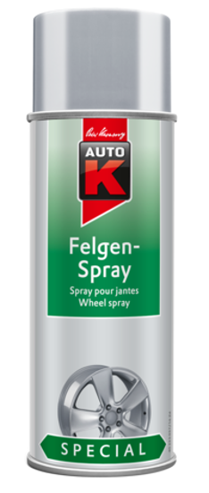 Slika Auto-K Boja za felge u spreju Titan Srebro 400 ml