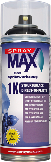 Slika SprayMAX 1K boja za plastiku Struktur Siva 400 ml