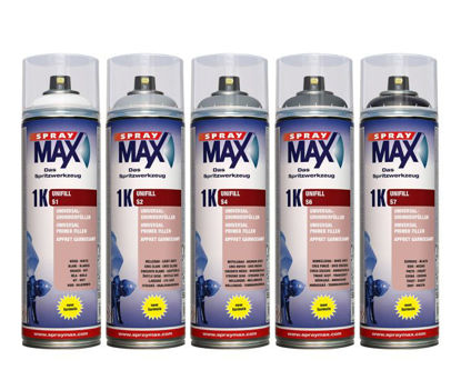 Slika SprayMAX 1K Debeloslojni Filler S8 Crni 500 ml